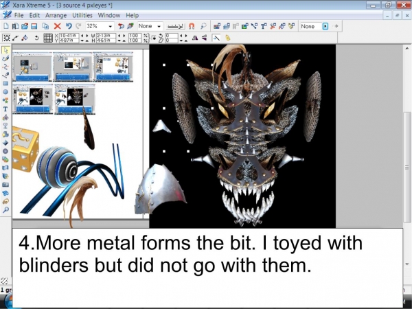 Creation of Armored Dragon: Step 4